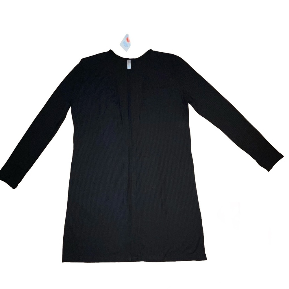LOVE NATION LONG SLEEVE DUSTER CARDIGAN - BLACK SIZE 3XL (NEW WITH TAGS) A19 - Picture 3 of 5